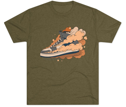 Smoky Sneaker Tri-Blend T-Shirt
