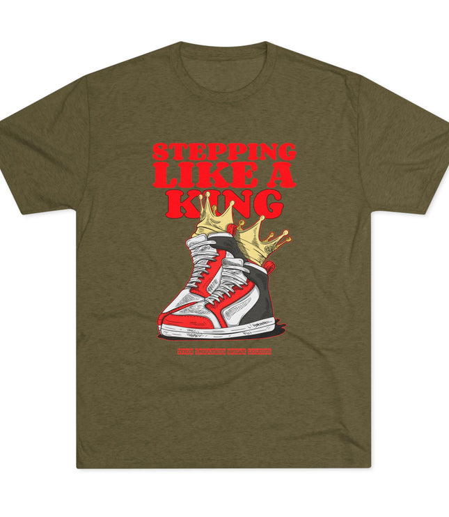 Stepping Like a King Tri-Blend T-Shirt