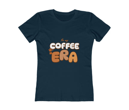 In My Coffee Era Women's Boyfriend Tee