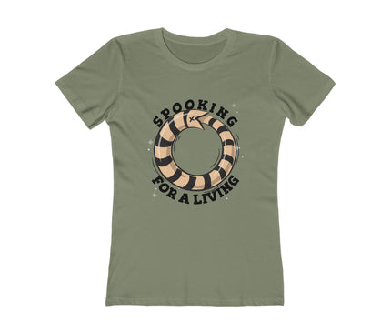 Spooking For Living Women's Boyfriend Tee
