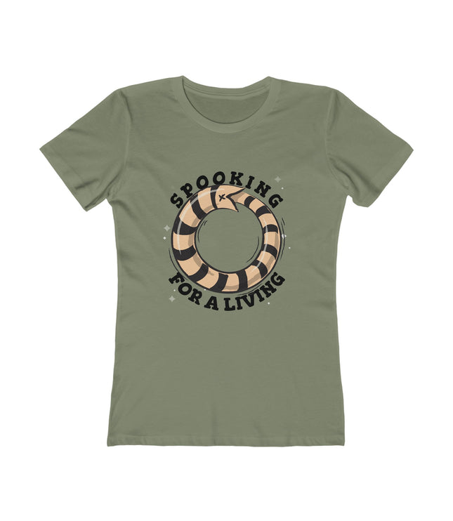 Spooking For Living Women's Boyfriend Tee