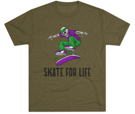 Skate For Life Tri-Blend T-Shirt