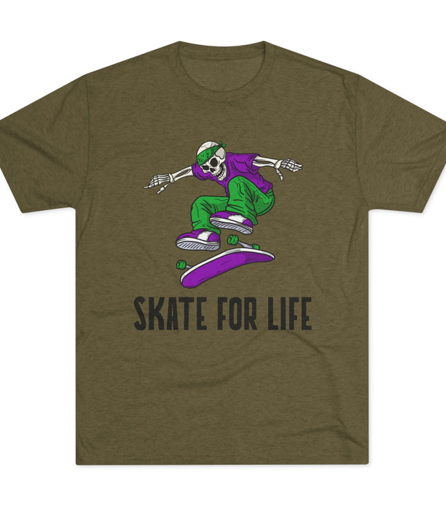 Skate For Life Tri-Blend T-Shirt