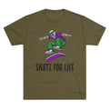 Tri-Blend Military Green / S