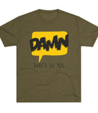 Tri-Blend Military Green