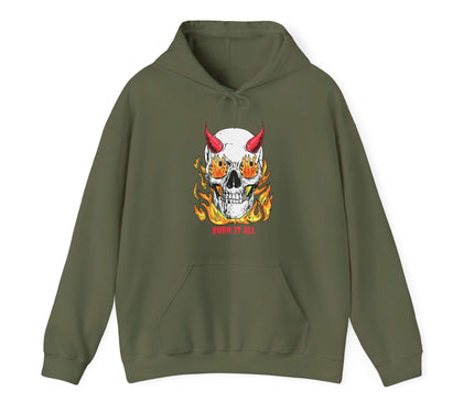 Burn It All Classic Hoodie