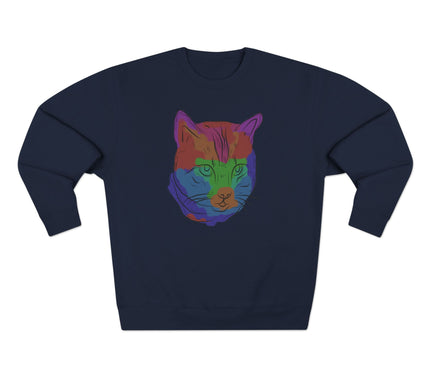Cat Art Pullover Sweatshirt