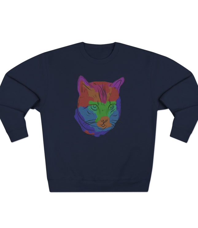 Cat Art Pullover Sweatshirt
