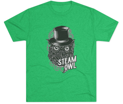 Steam Owl Tri-Blend T-Shirt