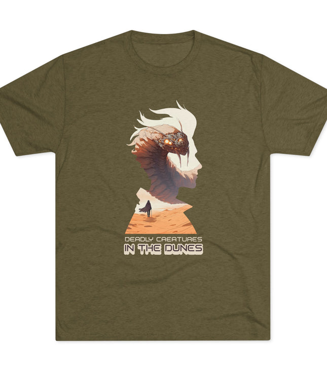 Deadly Creatures In The Dunes Tri-Blend T-Shirt