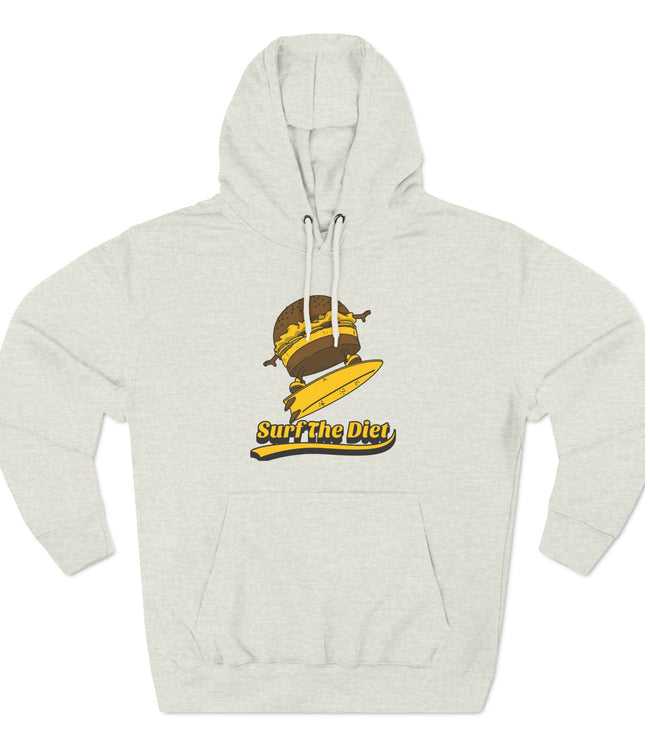 Surf The Diet Premium Pullover Hoodie