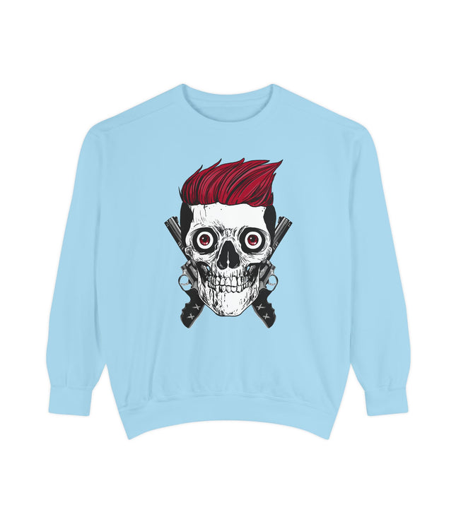 Skull With Guns Premium Sweatshirt