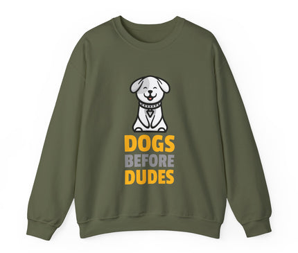 Dogs Before Dudes Classic Crewneck Sweatshirt