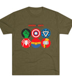 Tri-Blend Military Green