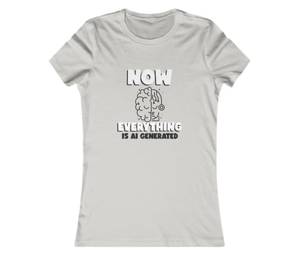 AI Generated Women's Favorite Tee