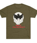 Tri-Blend Military Green