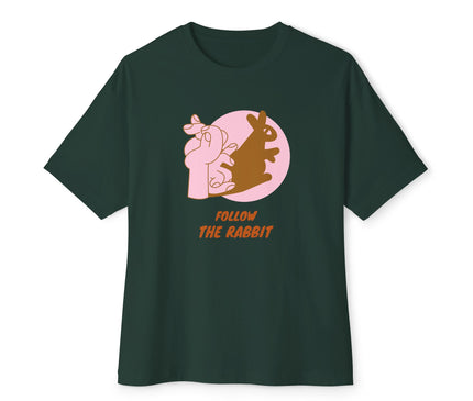 Follow The Rabbit Oversized T-Shirt