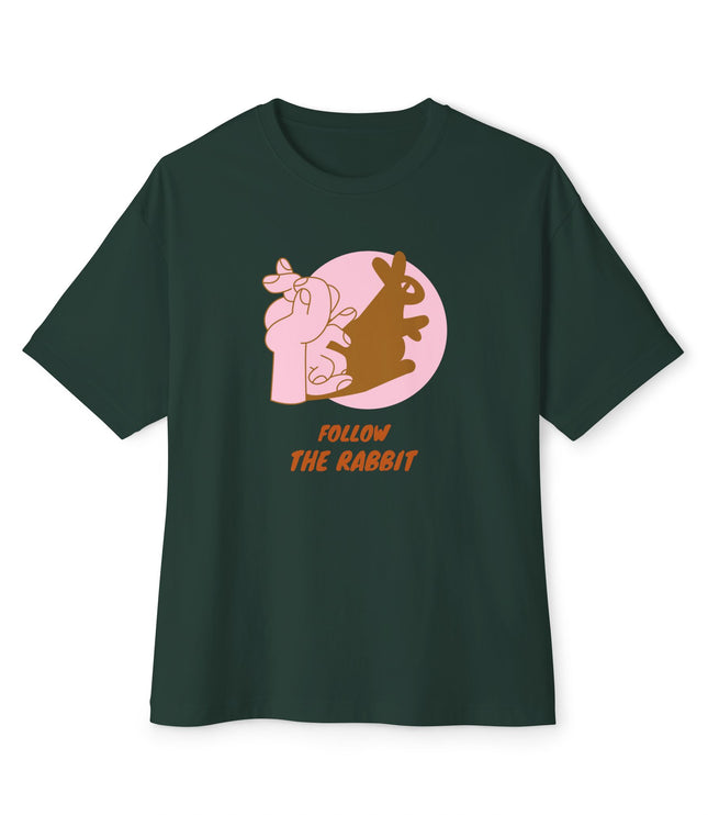 Follow The Rabbit Oversized T-Shirt