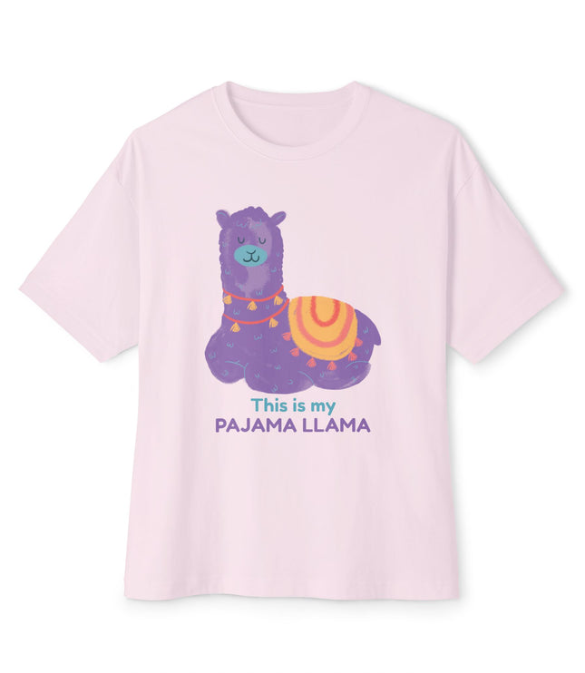 This Is My Pajama Llama Oversized T-Shirt