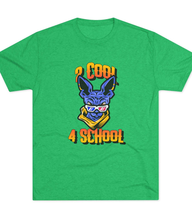 2 Cool 4 School Tri-Blend T-Shirt