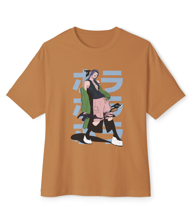 Anime Girl Oversized T-Shirt