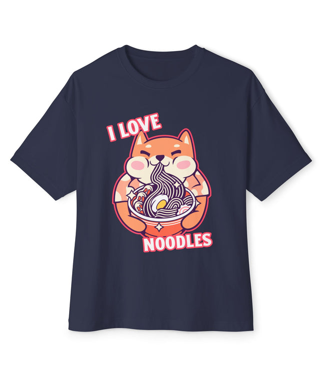 I Love Noodles Oversized T-Shirt