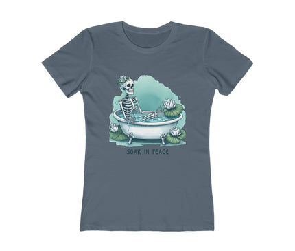 Soak In Peace Women's Boyfriend Tee