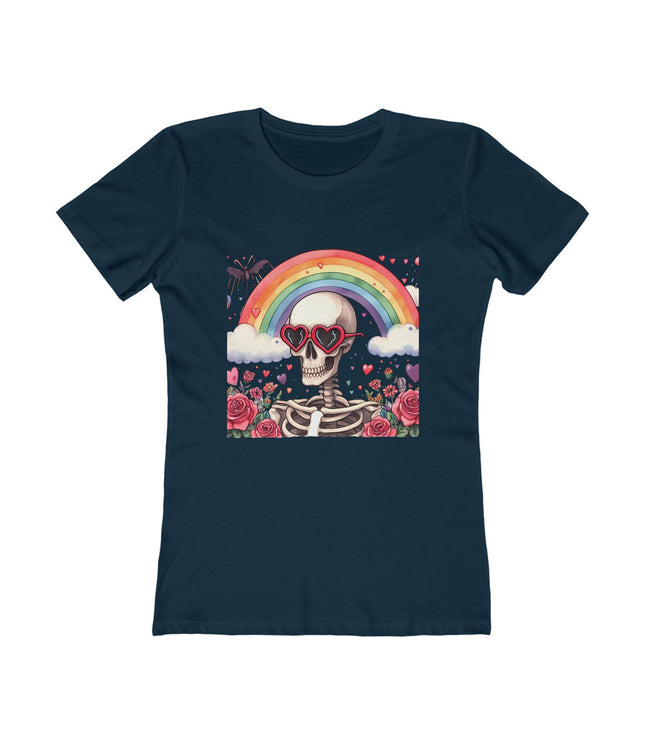 Spring Skull Women's Boyfriend Tee