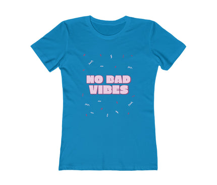 No Bad Vibes Women's Boyfriend Tee