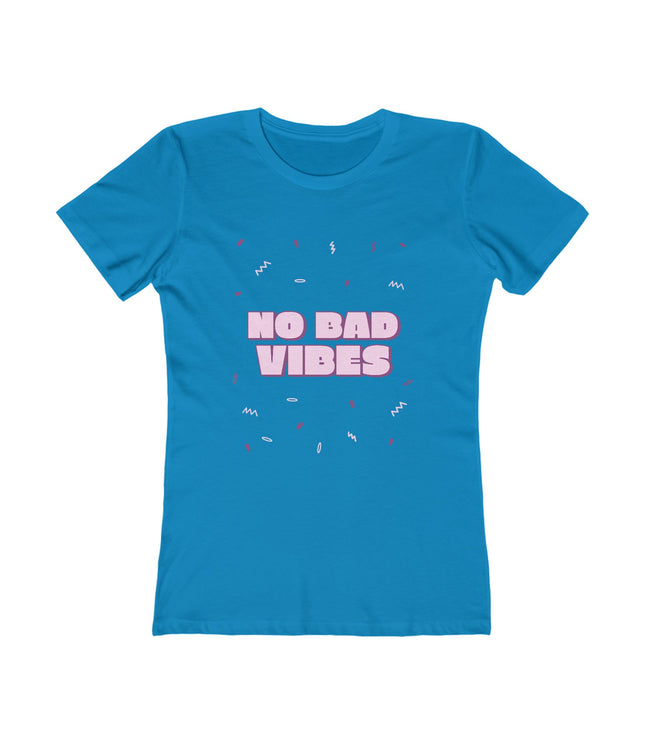No Bad Vibes Women's Boyfriend Tee