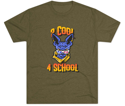 2 Cool 4 School Tri-Blend T-Shirt