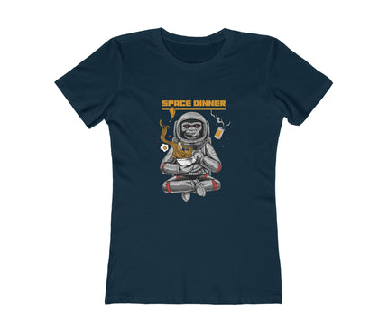 Space Dinner Women's Boyfriend Tee