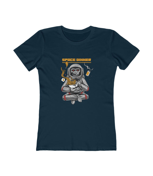 Space Dinner Women's Boyfriend Tee