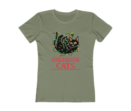 Stranger Cats Women's Boyfriend Tee