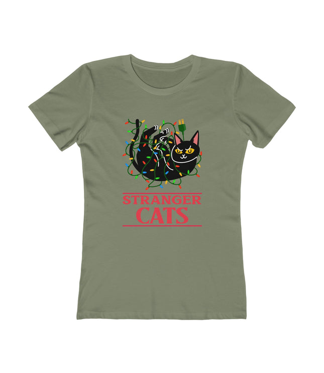 Stranger Cats Women's Boyfriend Tee