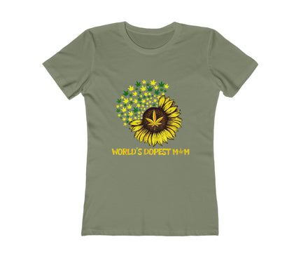 World's Dopest Mom Women's Boyfriend Tee