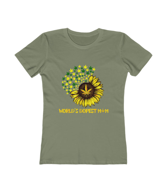 World's Dopest Mom Women's Boyfriend Tee
