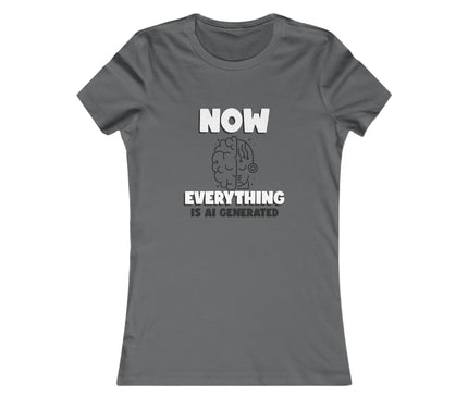 AI Generated Women's Favorite Tee
