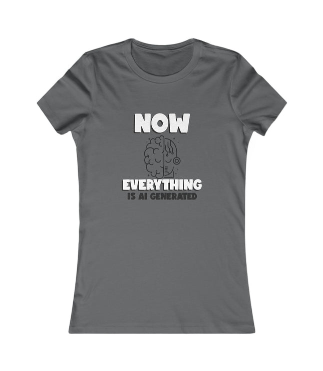 AI Generated Women's Favorite Tee