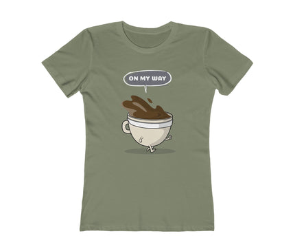 On My Way Women's Boyfriend Tee