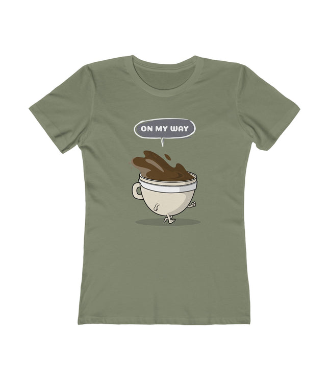 On My Way Women's Boyfriend Tee