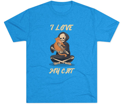 I Love My Cat Tri-blend T-Shirt