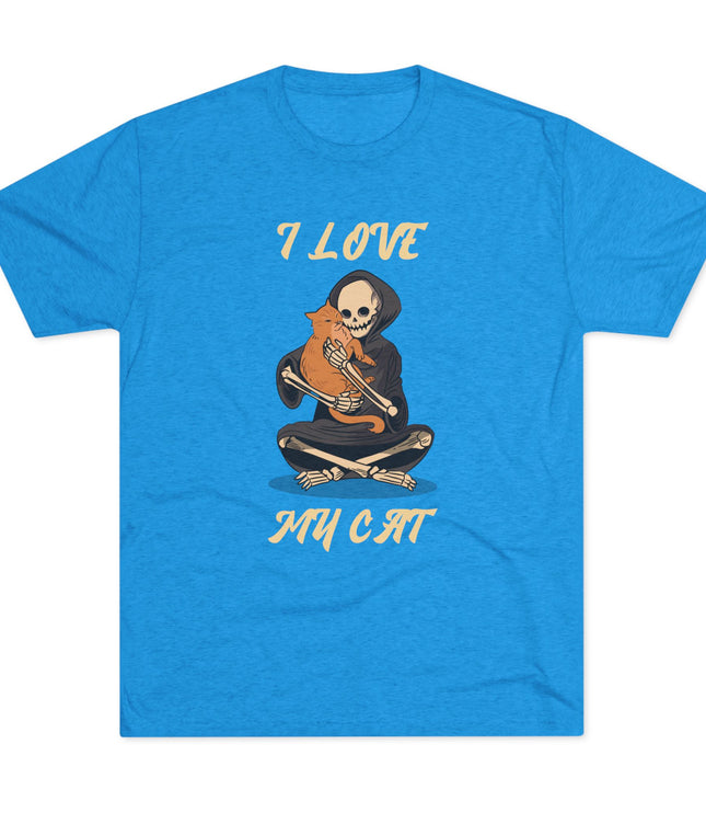 I Love My Cat Tri-blend T-Shirt