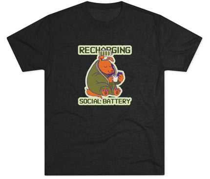 Recharging Social Battery Tri-Blend T-Shirt