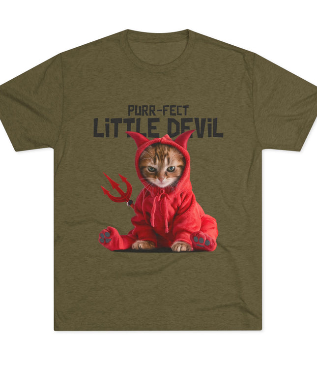 Purr-fect Little Devil Tri-Blend T-Shirt