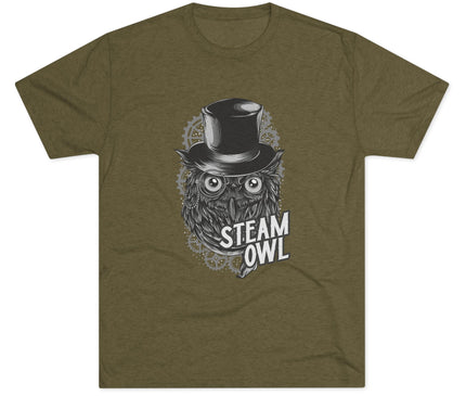 Steam Owl Tri-Blend T-Shirt