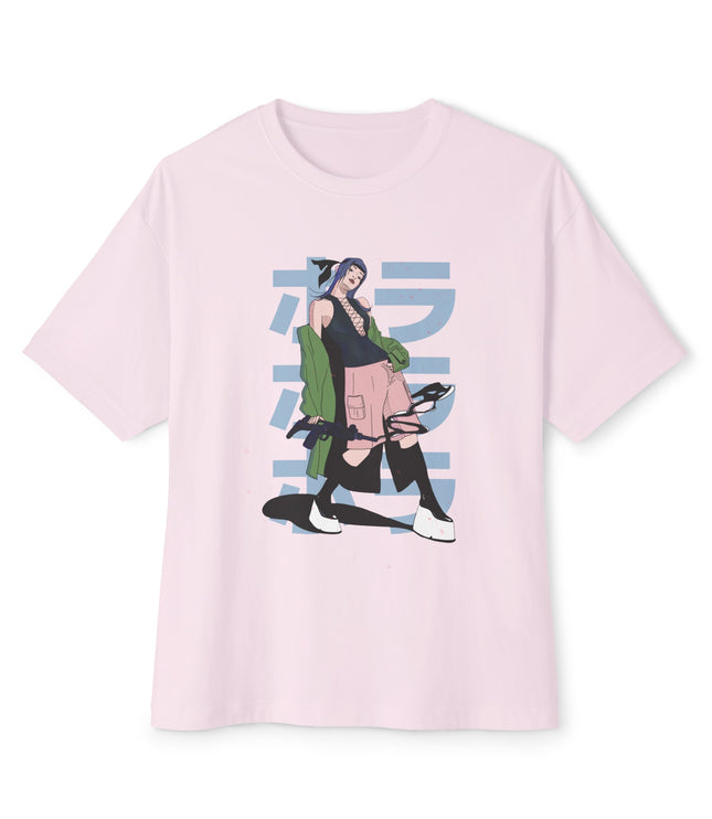 Anime Girl Oversized T-Shirt
