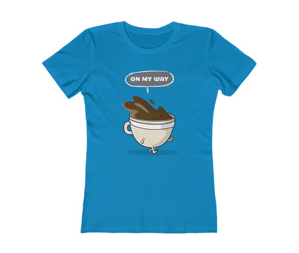 On My Way Women's Boyfriend Tee