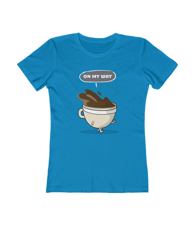 On My Way Women's Boyfriend Tee