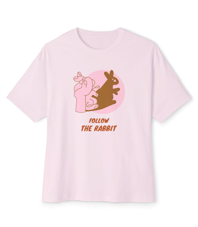 Follow The Rabbit Oversized T-Shirt
